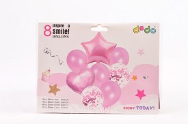 Bouquet 8 globos con estrella rosa.jpg